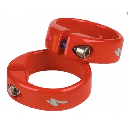 anéis de travamento specialized - vermelho sólido